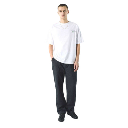 White - Side - Pretty Green Mens Rising Scorpio Crew Neck T-Shirt