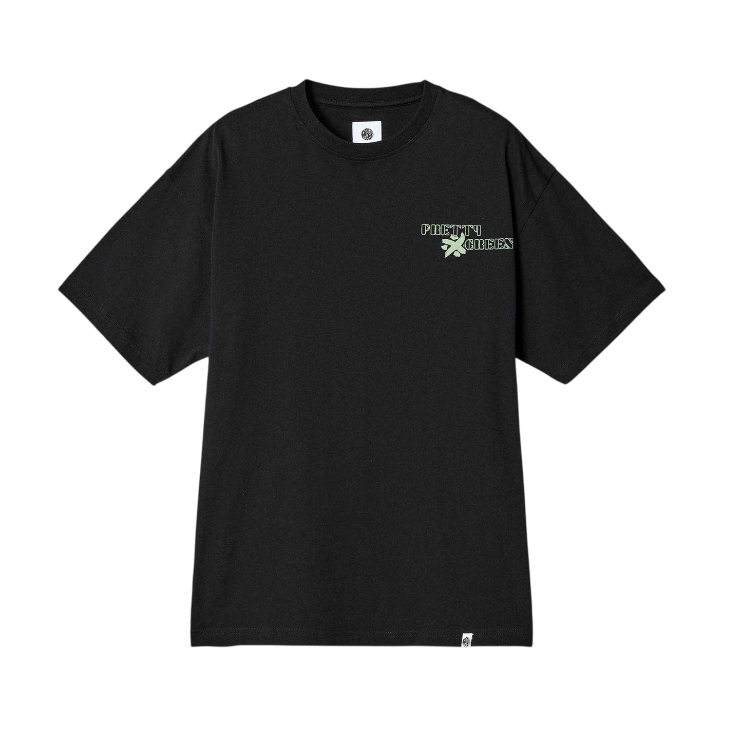 Black - Front - Pretty Green Mens Rising Scorpio Crew Neck T-Shirt
