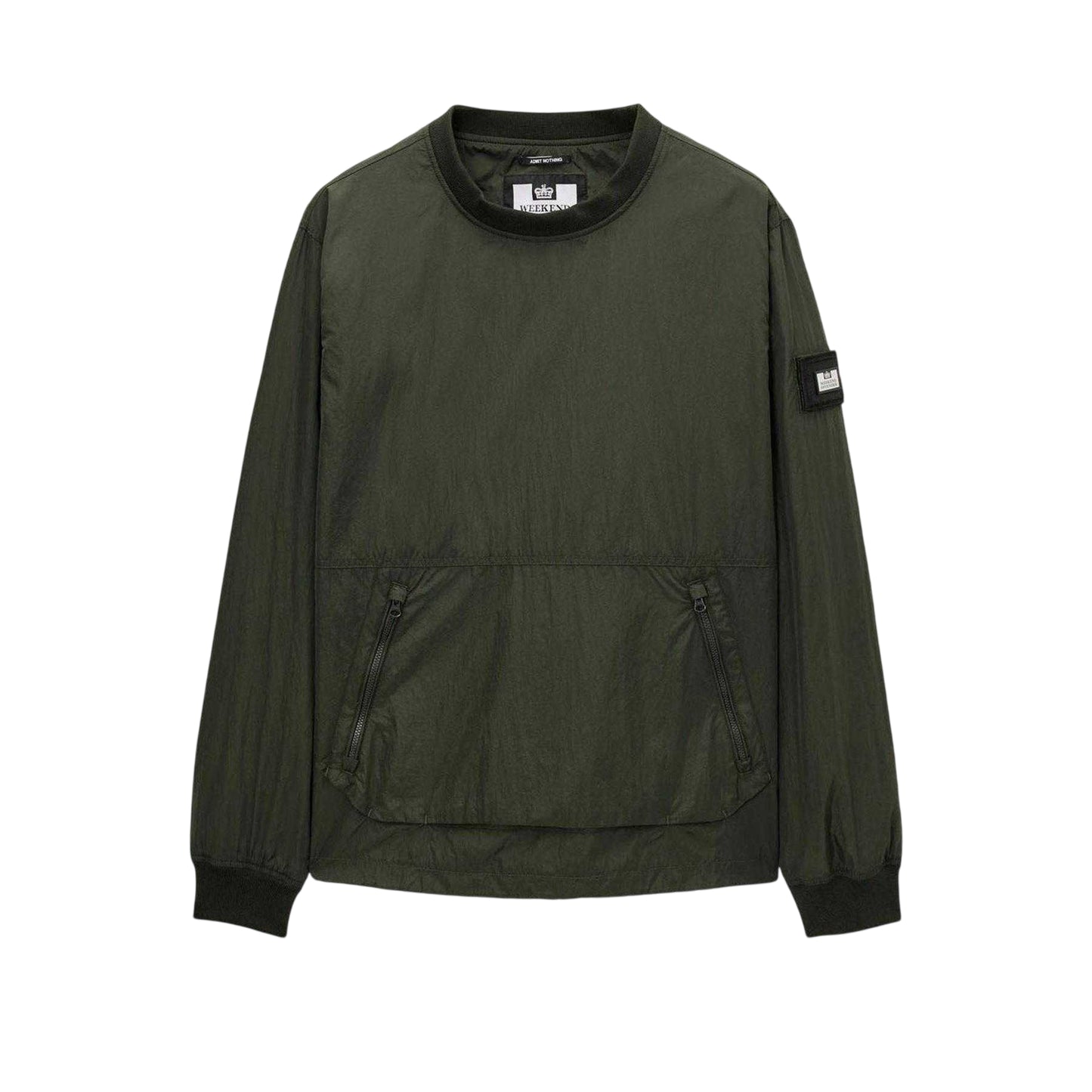 Green - Front - Weekend Offender Mens Kramer Sweatshirt