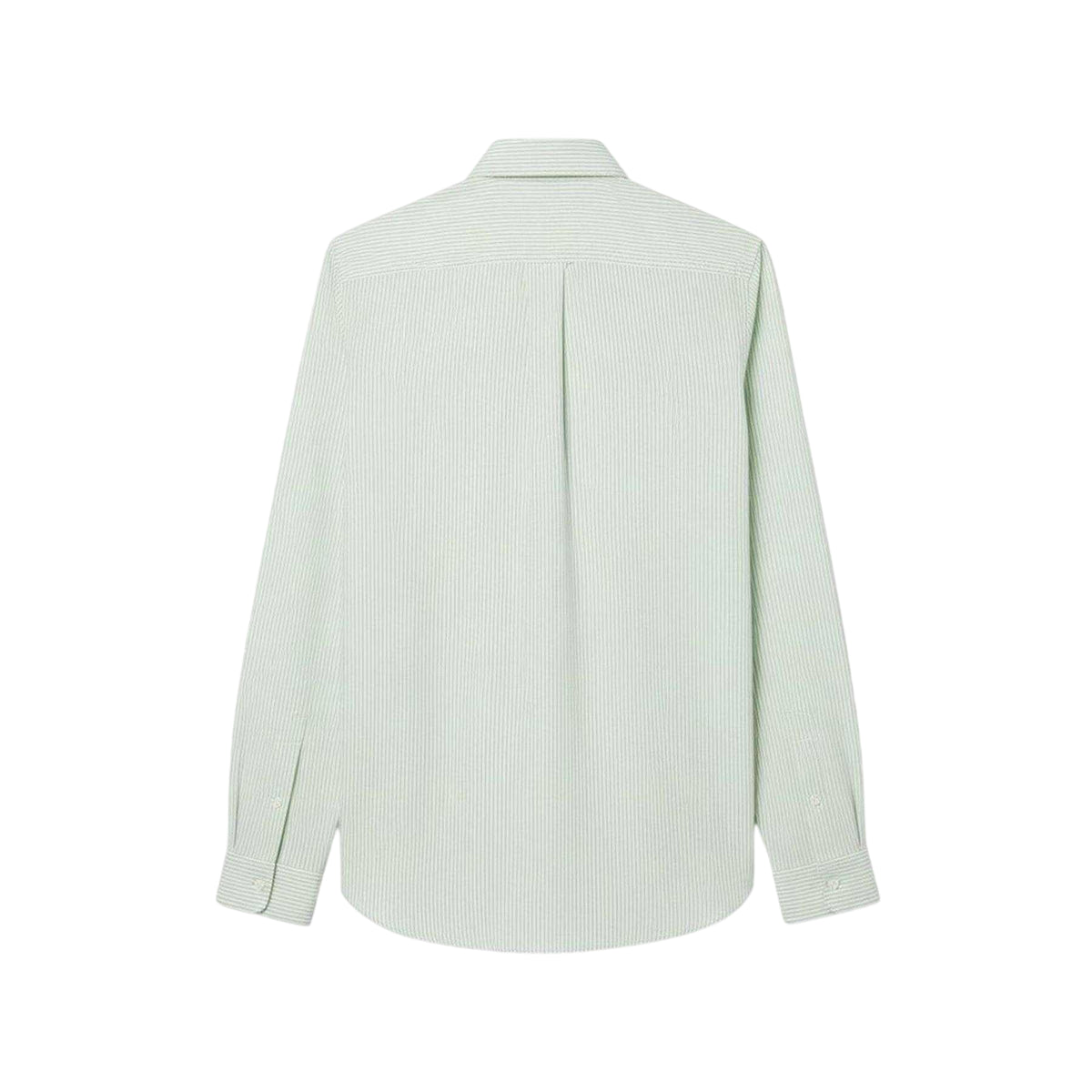 White - Back - Lacoste Mens Striped Oxford Shirt