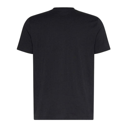Black - Back - Calvin Klein Mens Box Logo Cotton Crew Neck Regular T-Shirt
