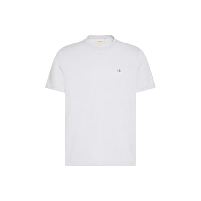 Marble-Grey - Front - Calvin Klein Mens Box Logo Cotton Crew Neck Regular T-Shirt