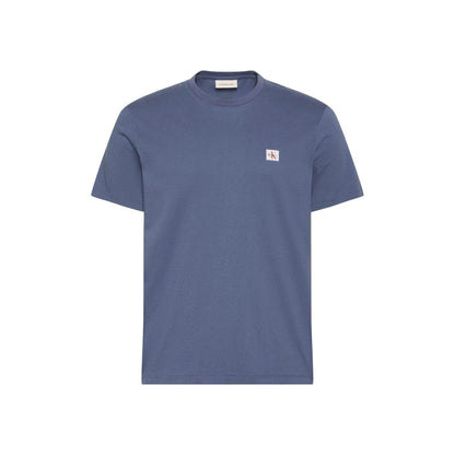 Nomad - Front - Calvin Klein Mens Box Logo Cotton Crew Neck Regular T-Shirt