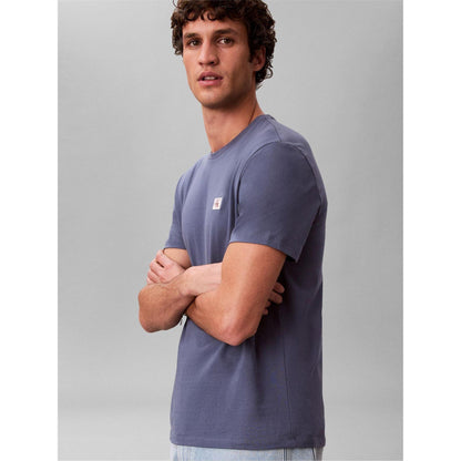 Nomad - Lifestyle - Calvin Klein Mens Box Logo Cotton Crew Neck Regular T-Shirt