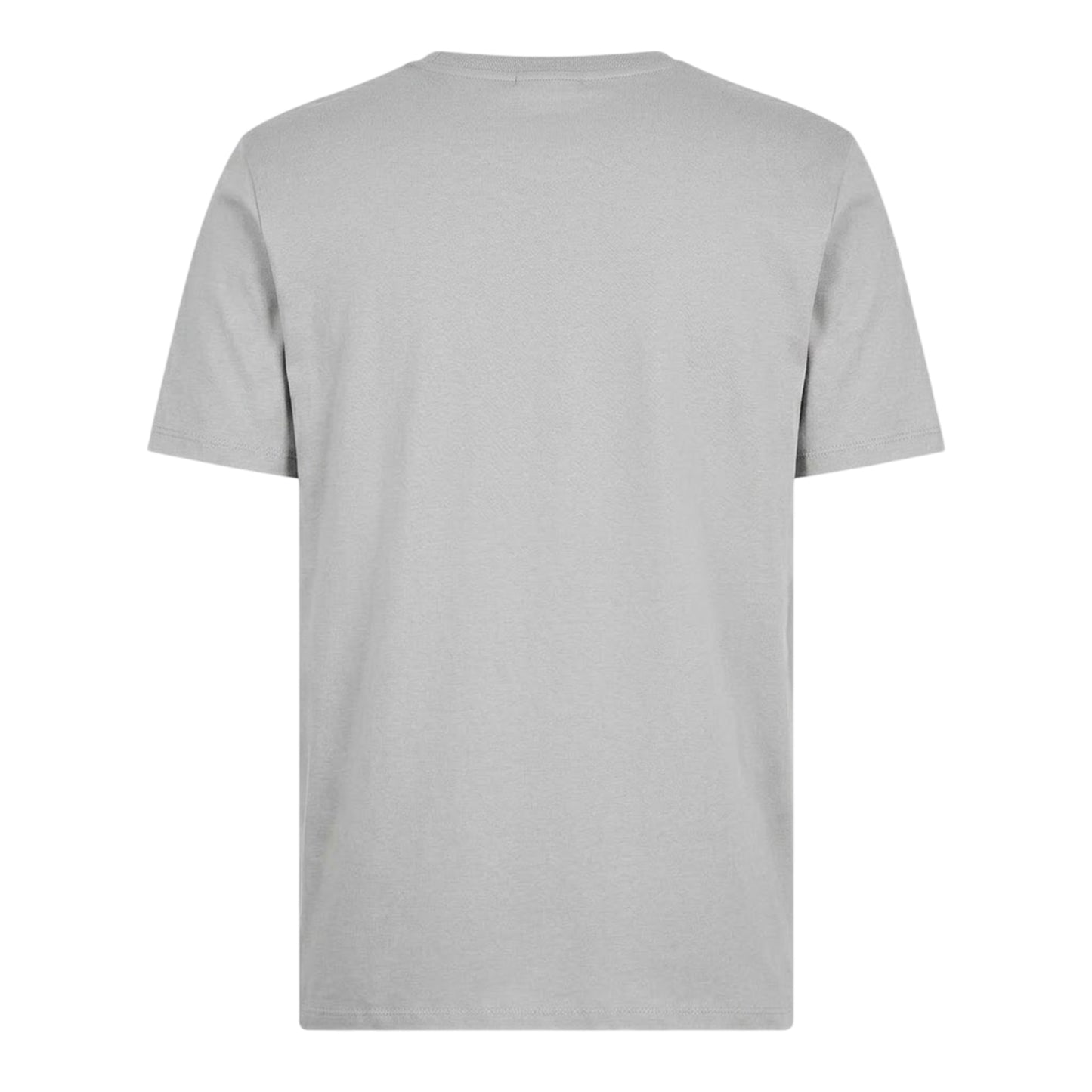 Frost Gray - Back - Calvin Klein Mens Box Logo Cotton Crew Neck Regular T-Shirt