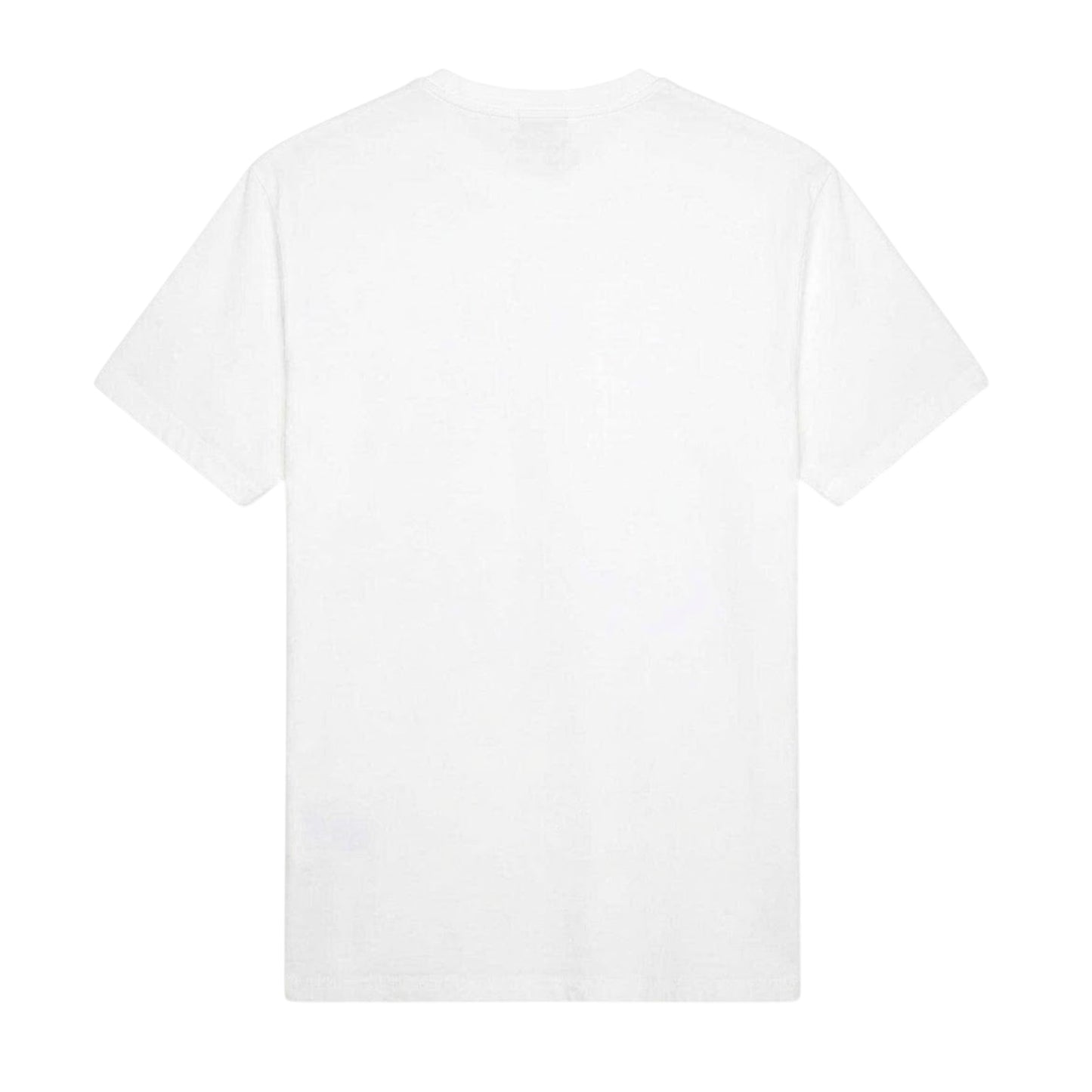 White - Back - Calvin Klein Mens Box Logo Cotton Crew Neck Regular T-Shirt