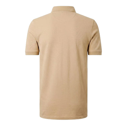 Beige - Back - Lyle & Scott Mens Polo Shirt