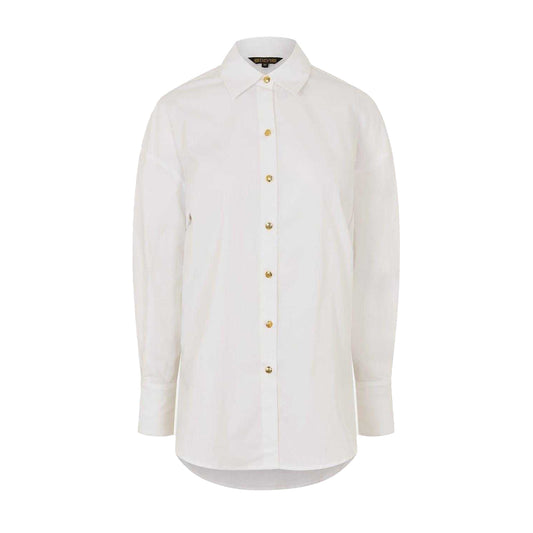 White - Front - Biba Womens-Ladies Brand Long-Sleeved Shirt