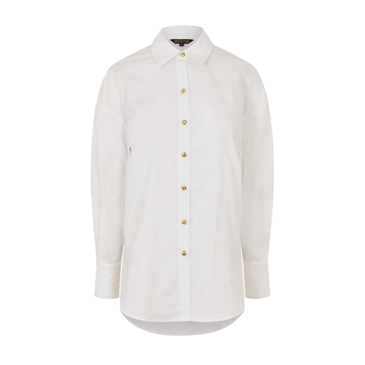 White - Front - Biba Womens-Ladies Brand Long-Sleeved Shirt