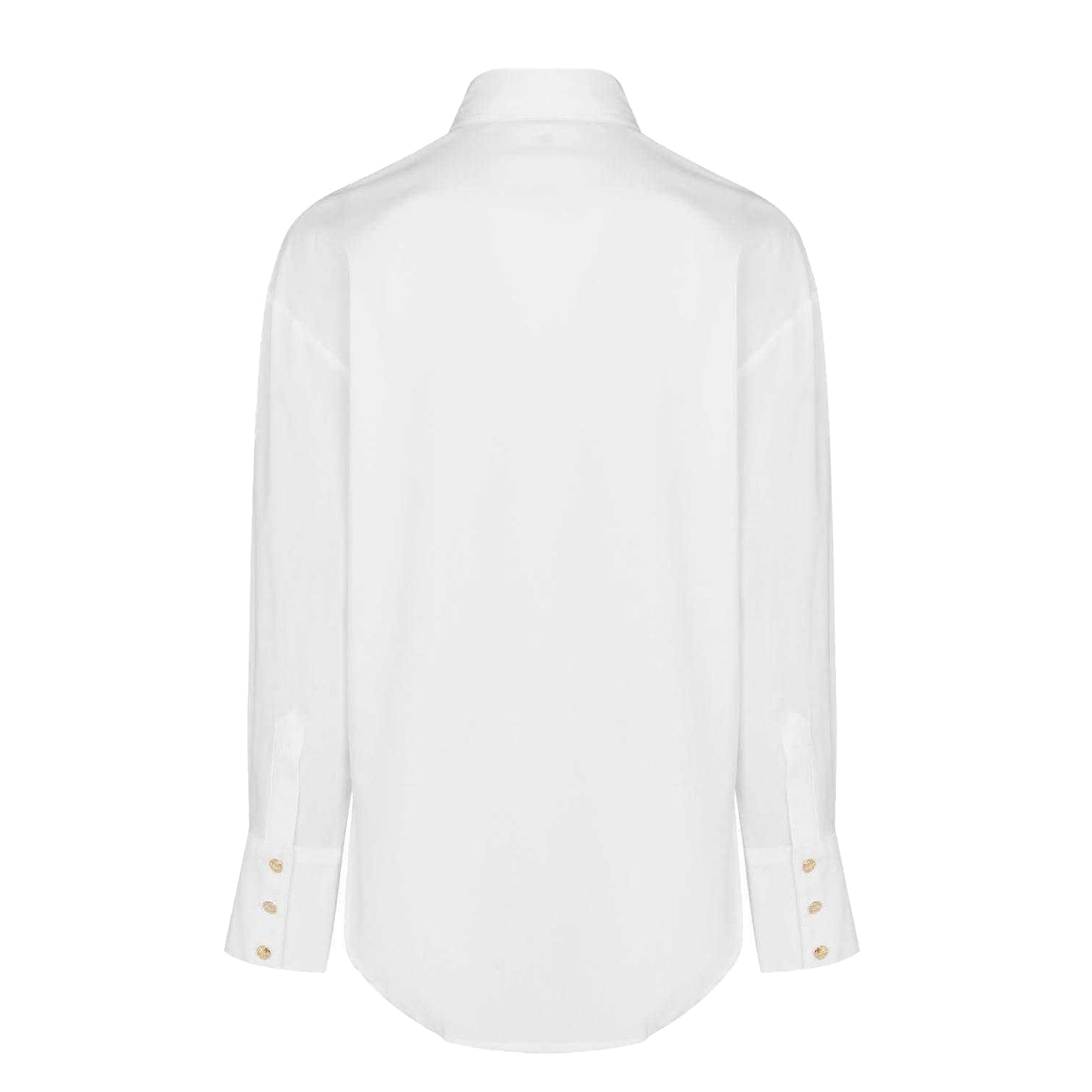 White - Back - Biba Womens-Ladies Brand Long-Sleeved Shirt