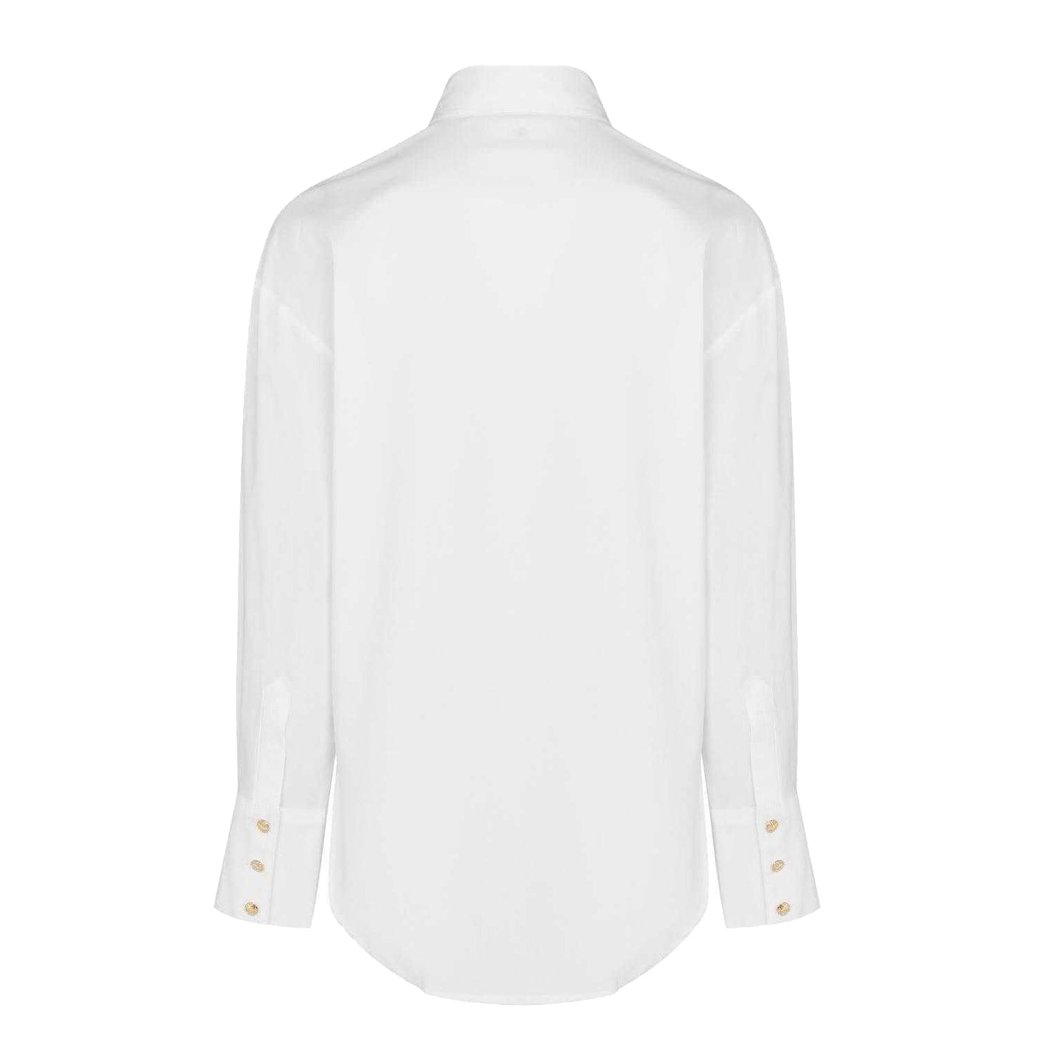 White - Back - Biba Womens-Ladies Brand Long-Sleeved Shirt