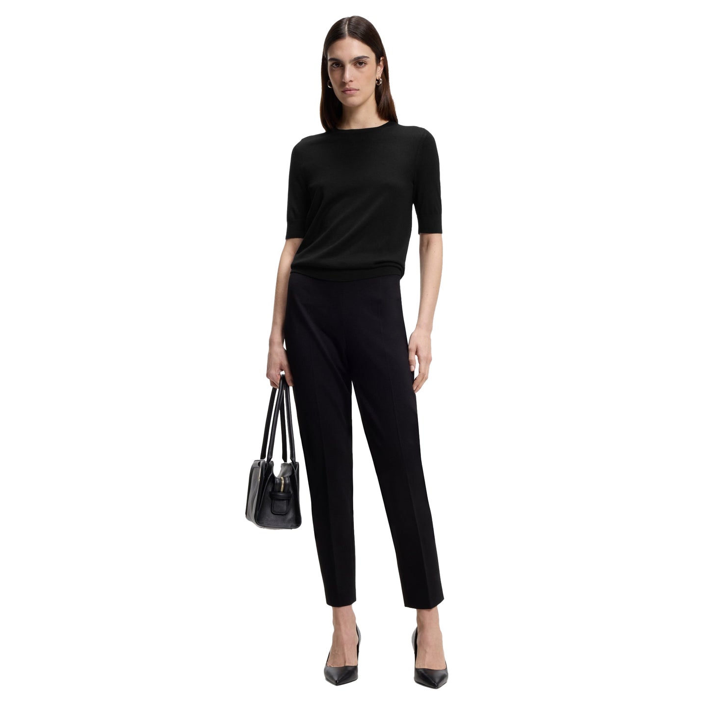 Black - Pack Shot - Boss Womens-Ladies Sweatshirt