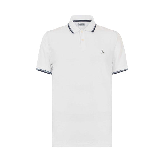 White - Front - Original Penguin Mens Pique Short-Sleeved Polo Shirt