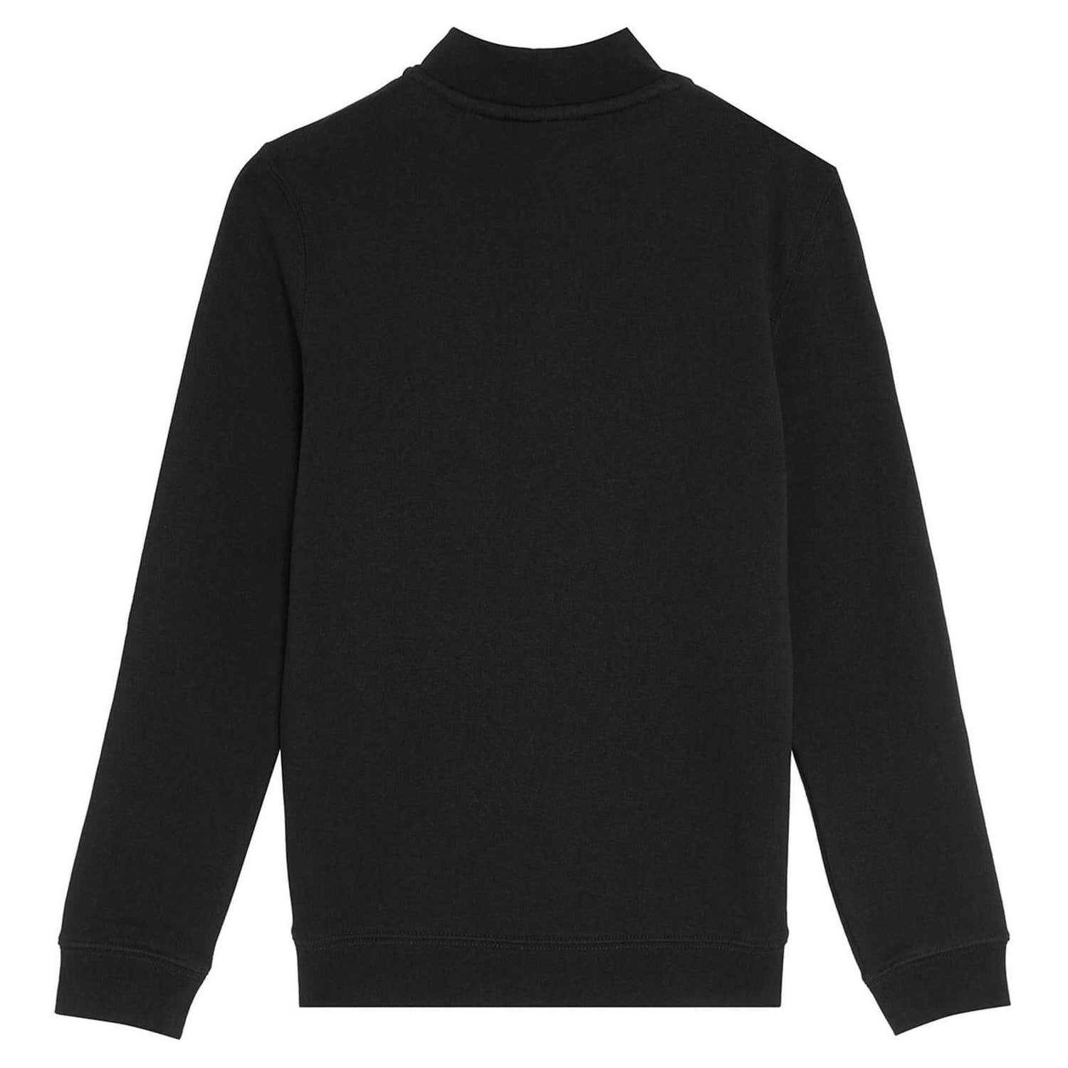 Black - Back - Lyle & Scott Childrens-Kids Sweat Jacket