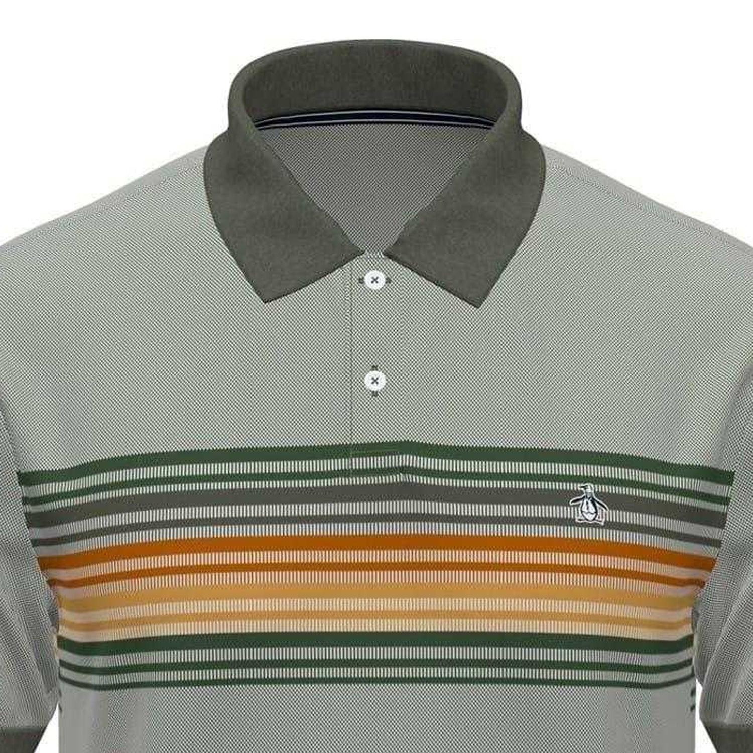 Dusty Olive - Back - Original Penguin Mens Polo Shirt