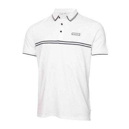 White - Front - Calvin Klein Mens Performance Short-Sleeved Polo Shirt