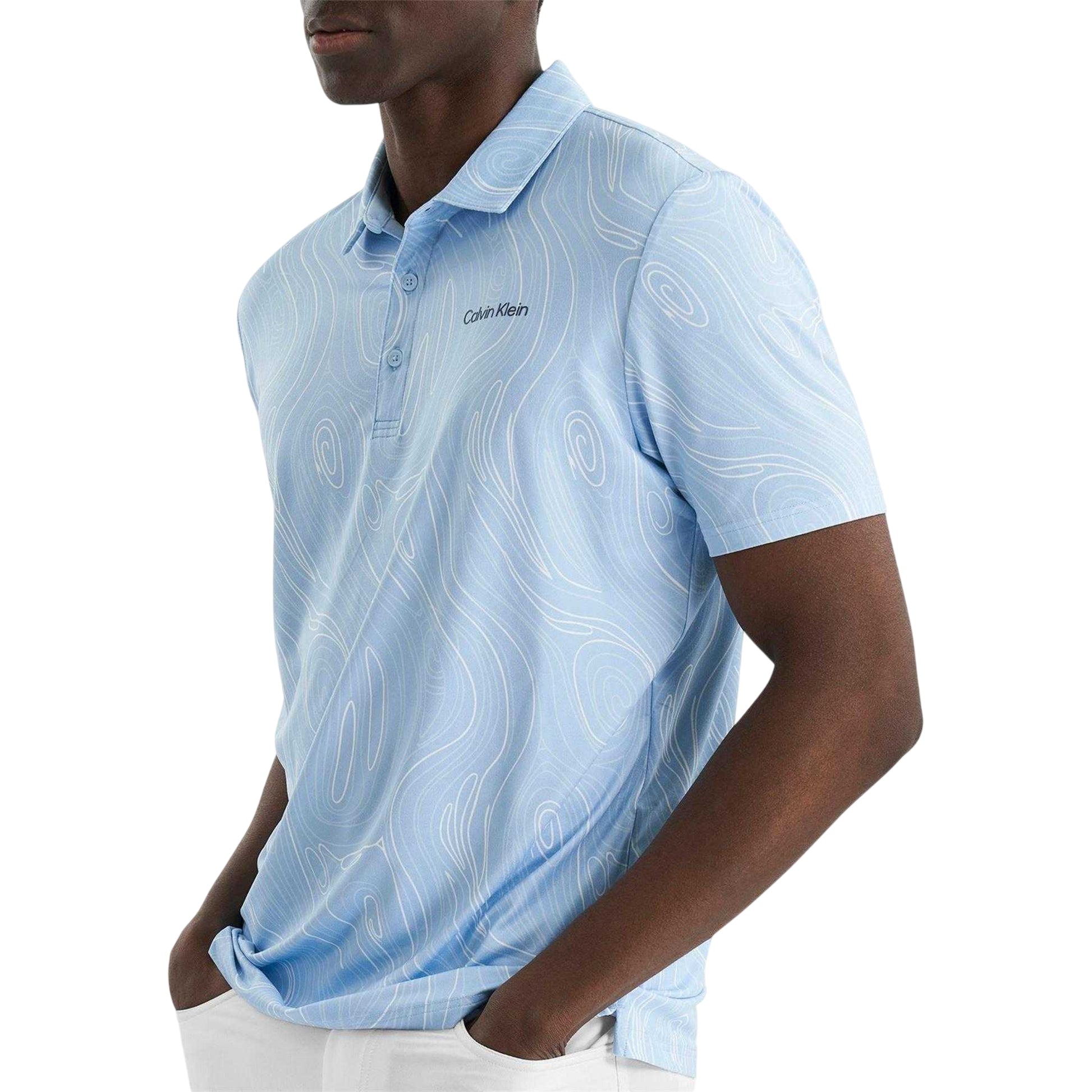 Blue Bell - Back - Calvin Klein Mens Performance Polo Shirt