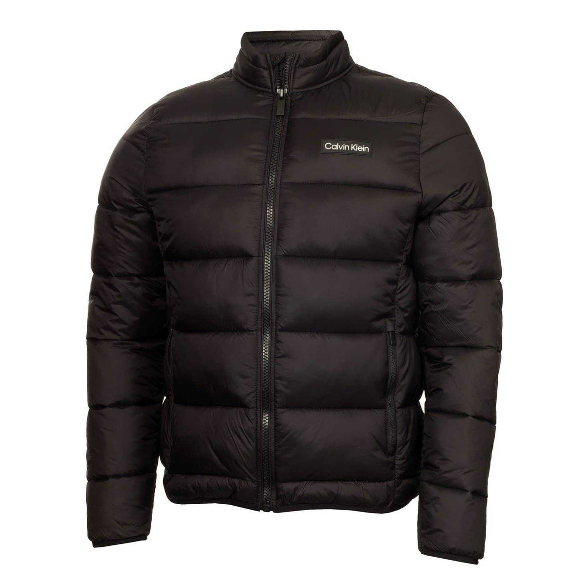 Black - Front - Calvin Klein Childrens-Kids Regular Puffer Jacket