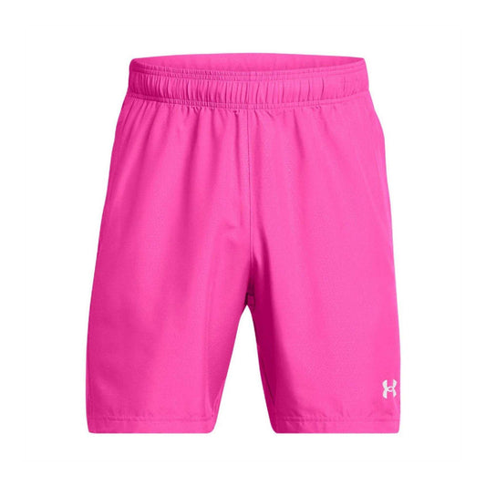 Pink - Front - Under Armour Mens HalfBack Embossed Shorts