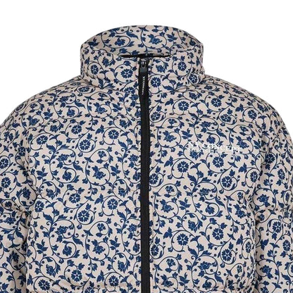 Floral-Multicoloured - Back - NYC Unisex Adult Floral Pattern Puffer Jacket