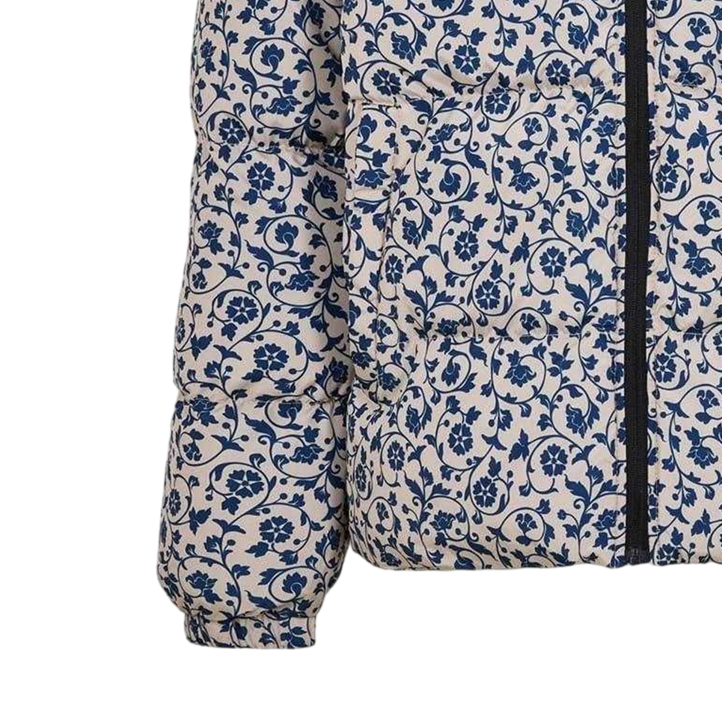 Floral-Multicoloured - Side - NYC Unisex Adult Floral Pattern Puffer Jacket