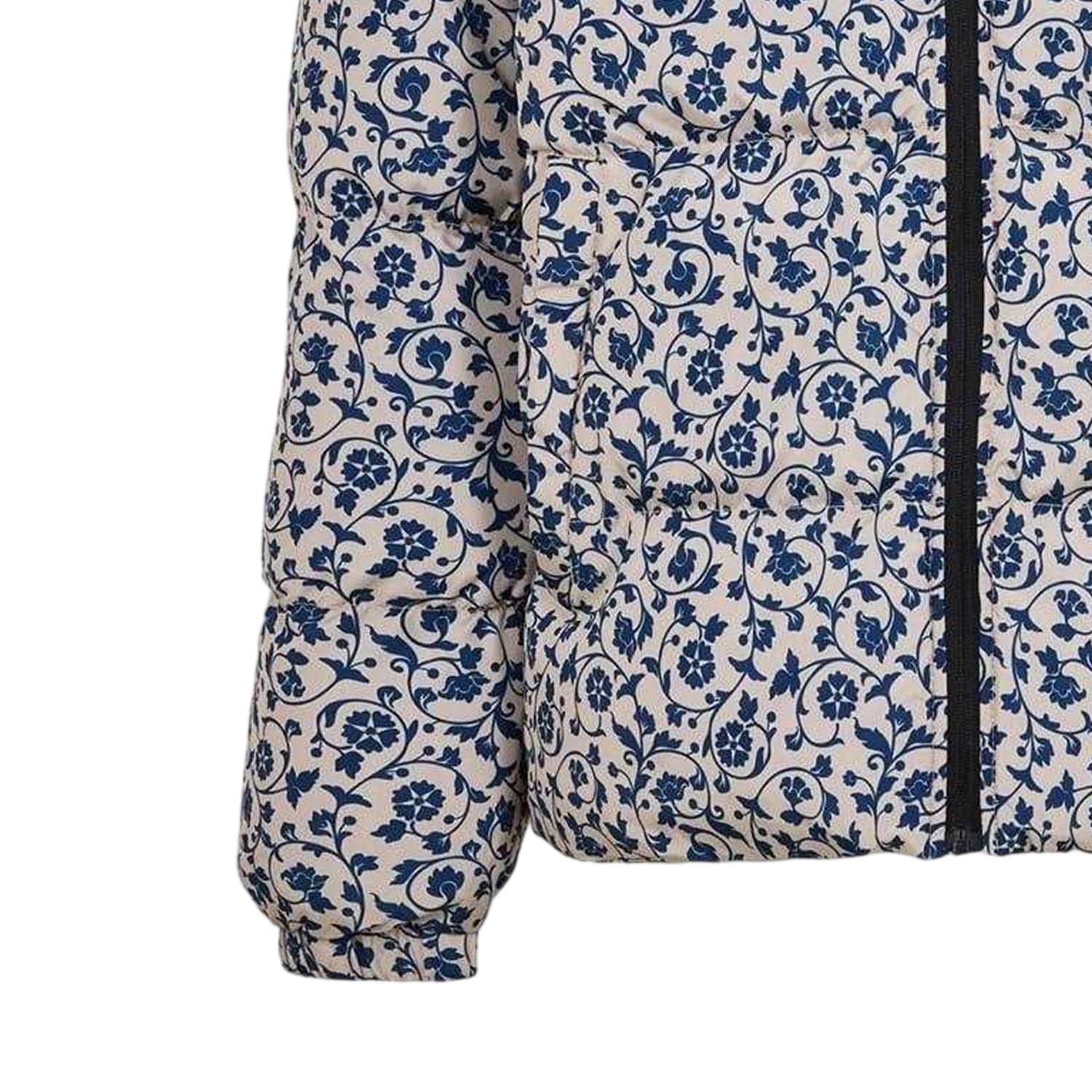 Floral-Multicoloured - Side - NYC Unisex Adult Floral Pattern Puffer Jacket