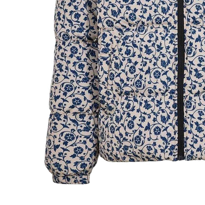 Floral-Multicoloured - Side - NYC Unisex Adult Floral Pattern Puffer Jacket