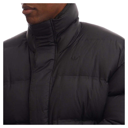 Black - Side - Adidas Unisex Adult Recycled Polyester Oversized Puffer Jacket