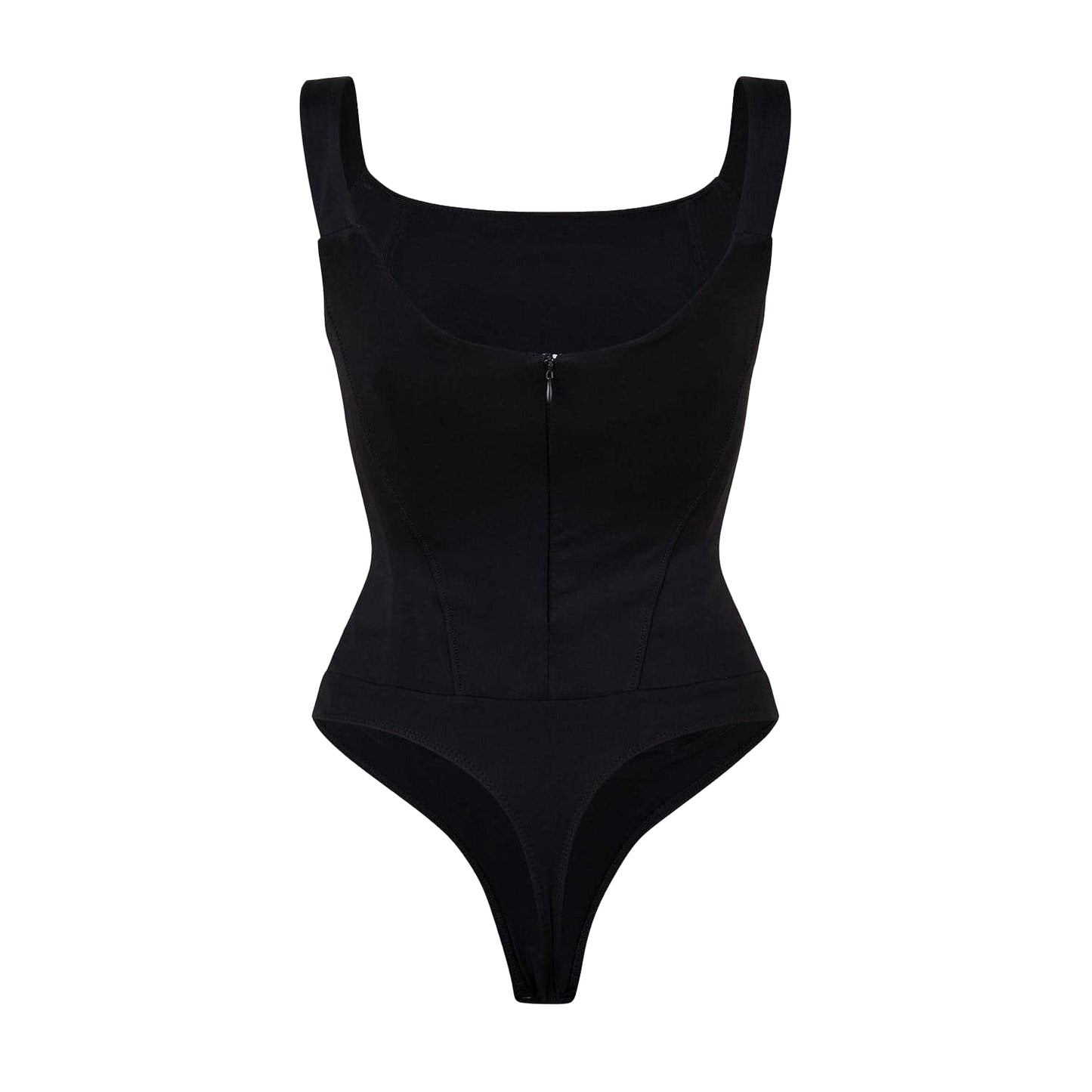 Black - Back - Good American Womens-Ladies Corsey Bodysuit