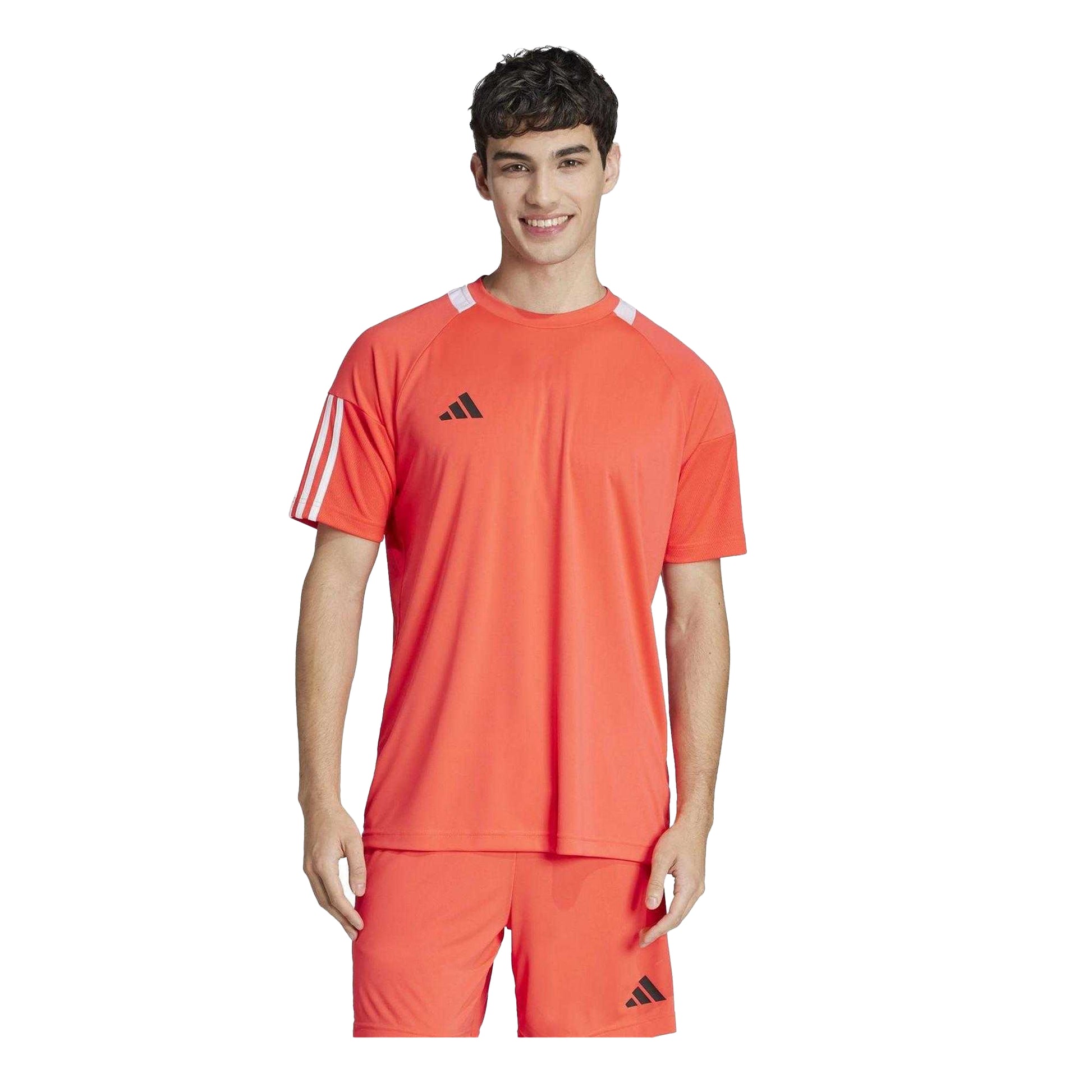 Lucid Red-White - Lifestyle - Adidas Mens Sereno T-Shirt