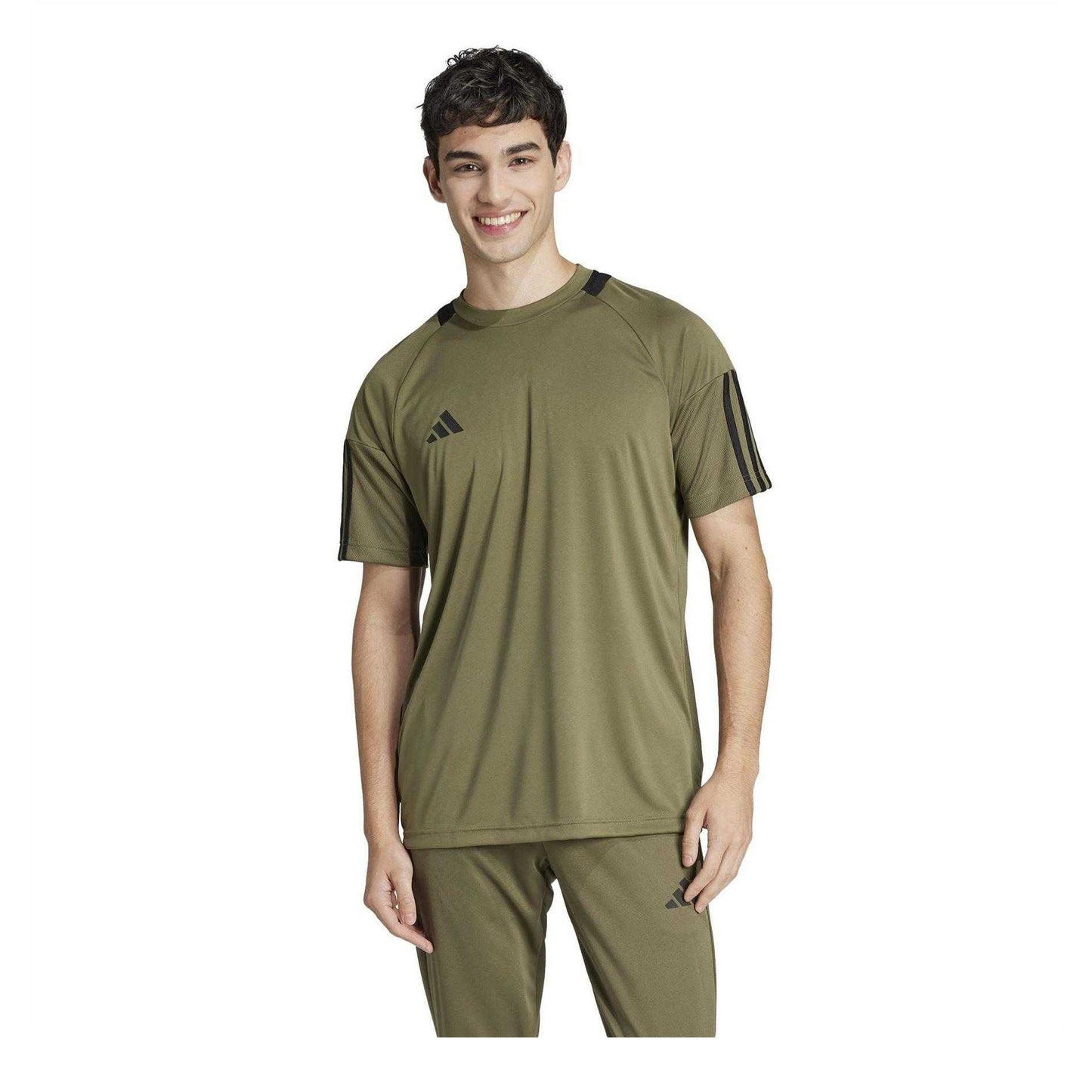Olive Strata - Lifestyle - Adidas Mens Sereno T-Shirt