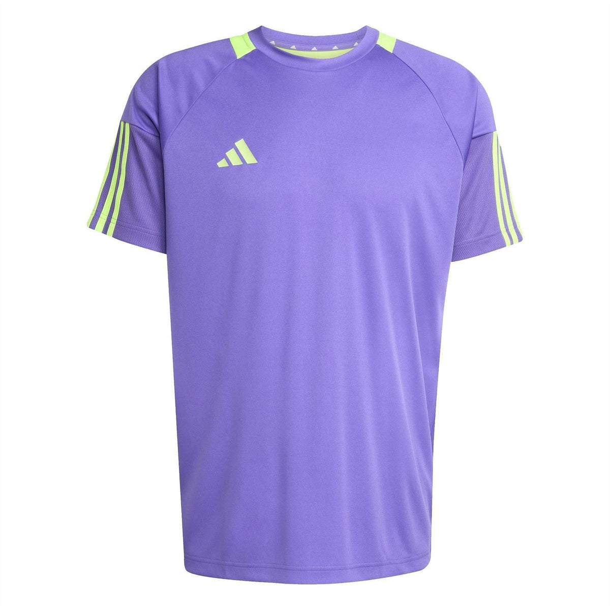Purple-Yellow - Front - Adidas Mens Sereno T-Shirt
