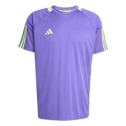 Purple-Yellow - Front - Adidas Mens Sereno T-Shirt