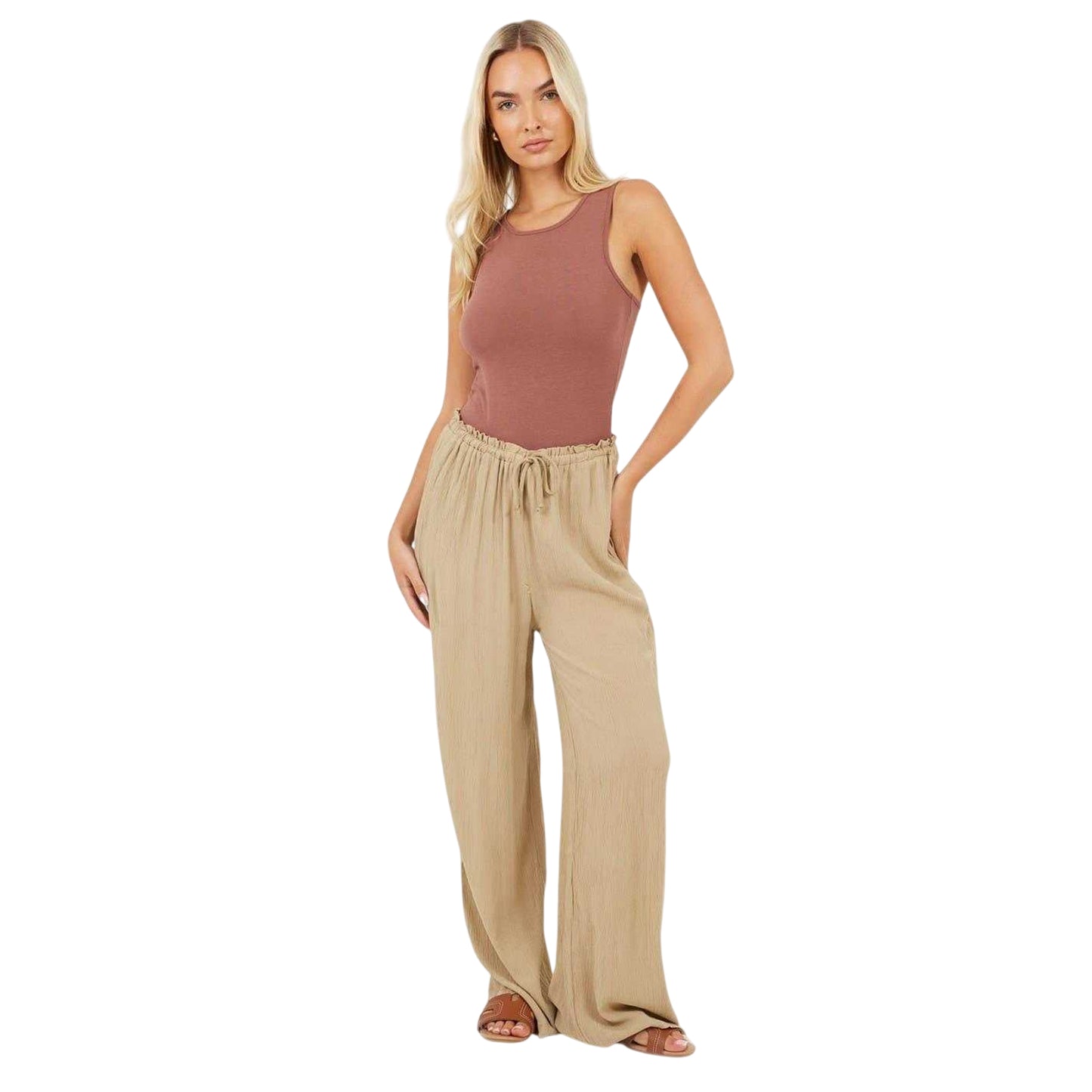 Dark Taupe - Side - Brave Soul Womens-Ladies Jersey Bodysuit