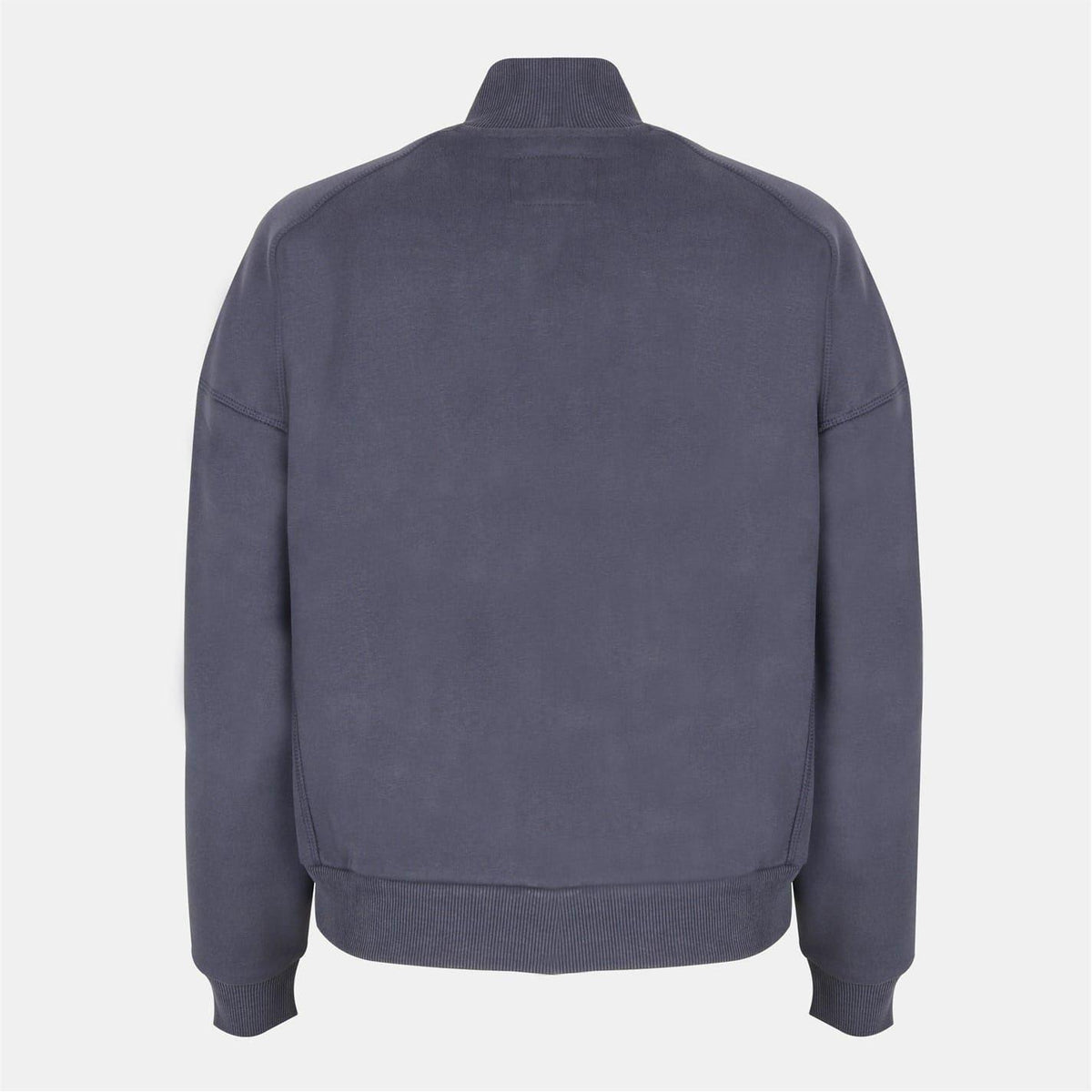 Navy - Back - Jack Wills Womens-Ladies Varsity Quarter Zip Sweatshirt