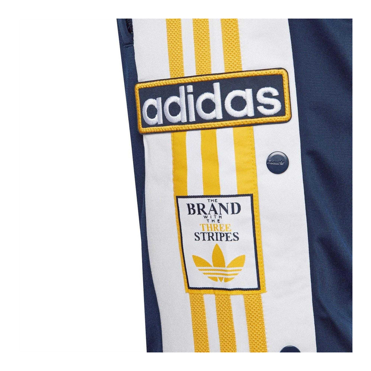 Indigo - Side - Adidas Childrens-Kids Adibreak 3 Stripes Regular Shorts