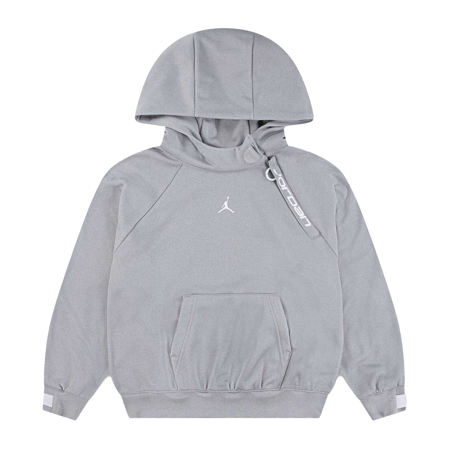 Grey - Front - Nike Childrens-Kids Air Jordan Ease Fleece Drawstring Hoodie
