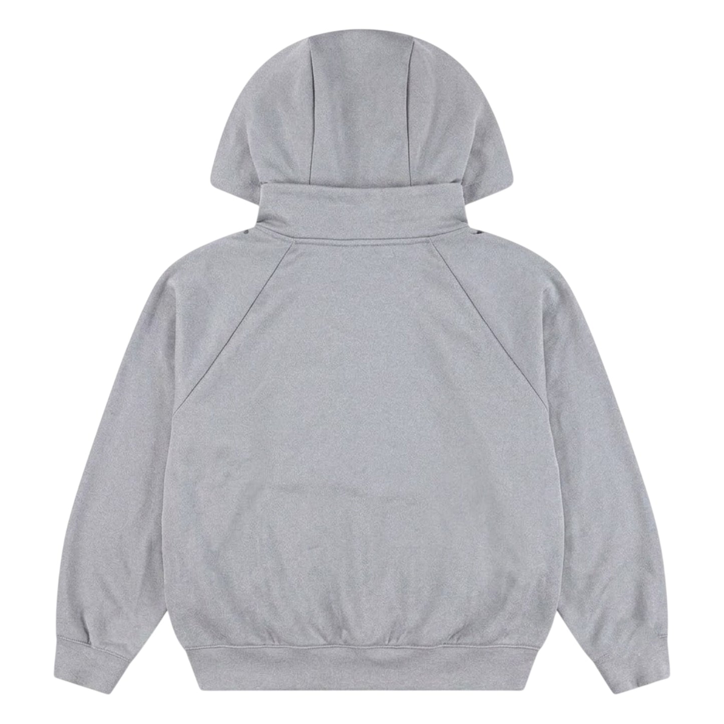 Grey - Back - Nike Childrens-Kids Air Jordan Ease Fleece Drawstring Hoodie