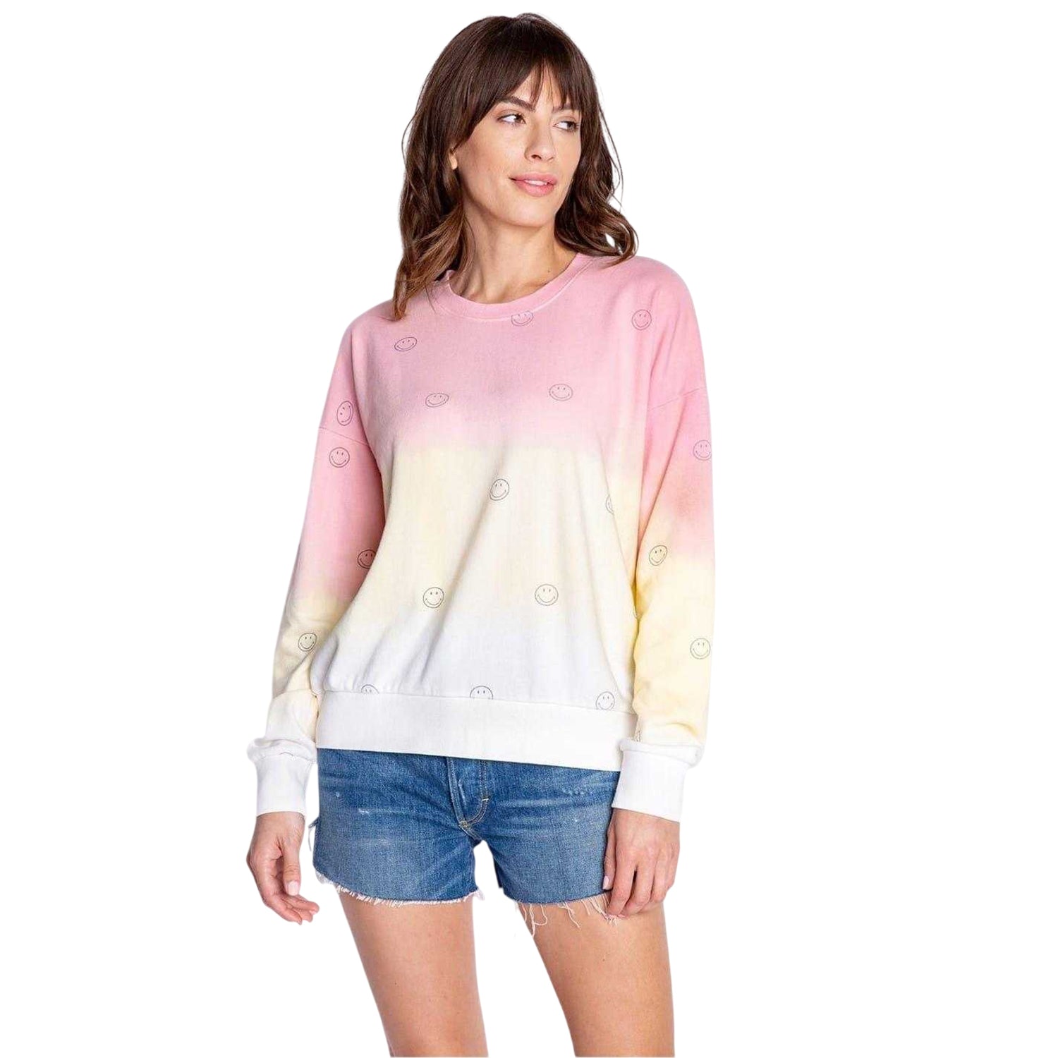 Multicoloured - Side - PJ Salvage Womens-Ladies Modal Lightweight Sweatshirt