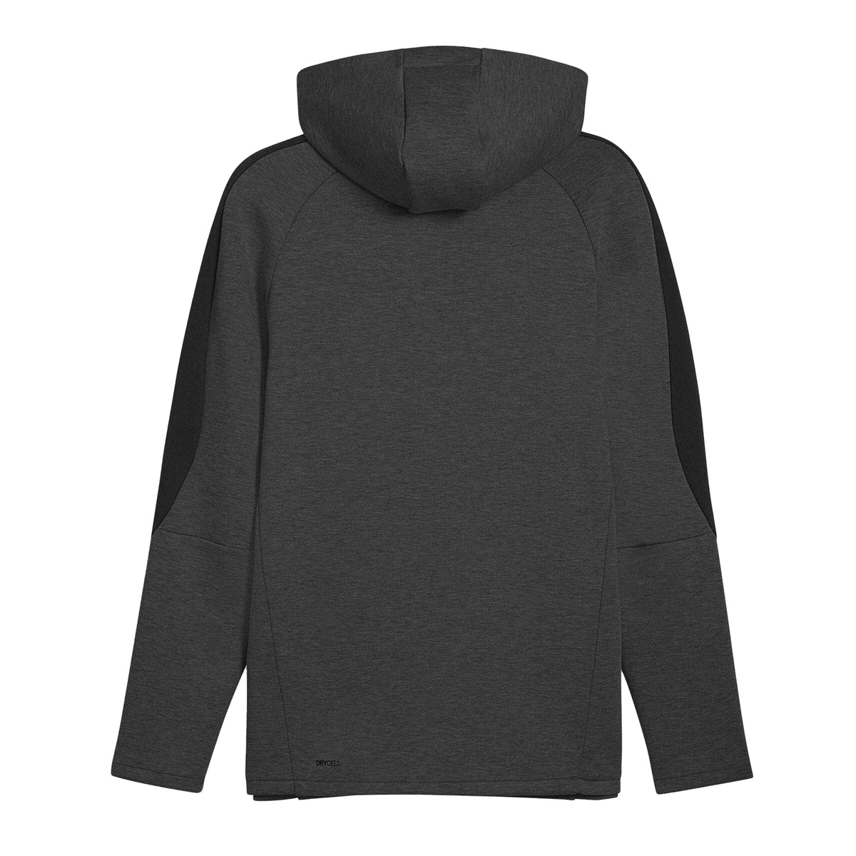 Dark Grey Heather - Back - Puma Mens Evostripe Full Zip Hoodie