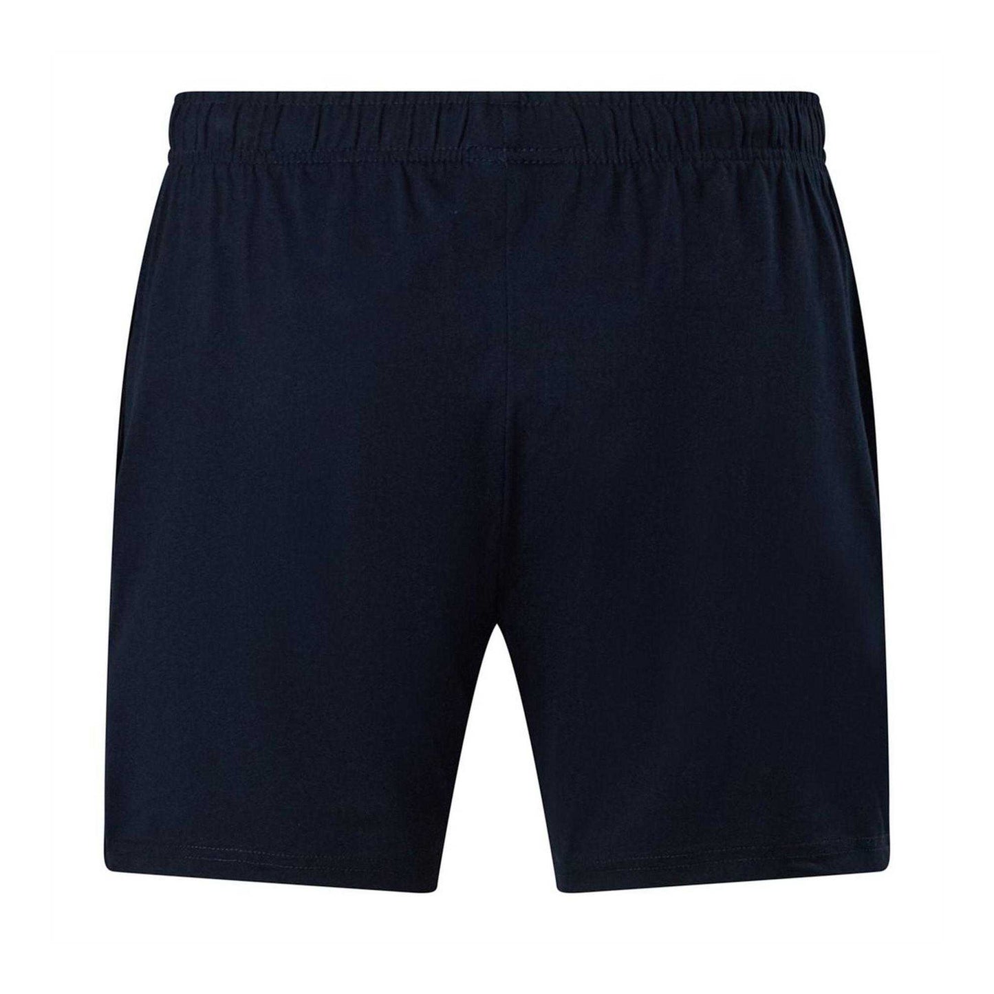 Navy - Back - Gym King Mens Pro 2.0 Cotton Shorts
