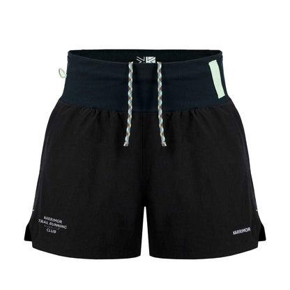 Black - Front - Karrimor Womens-Ladies Trail Lightweight Running Shorts