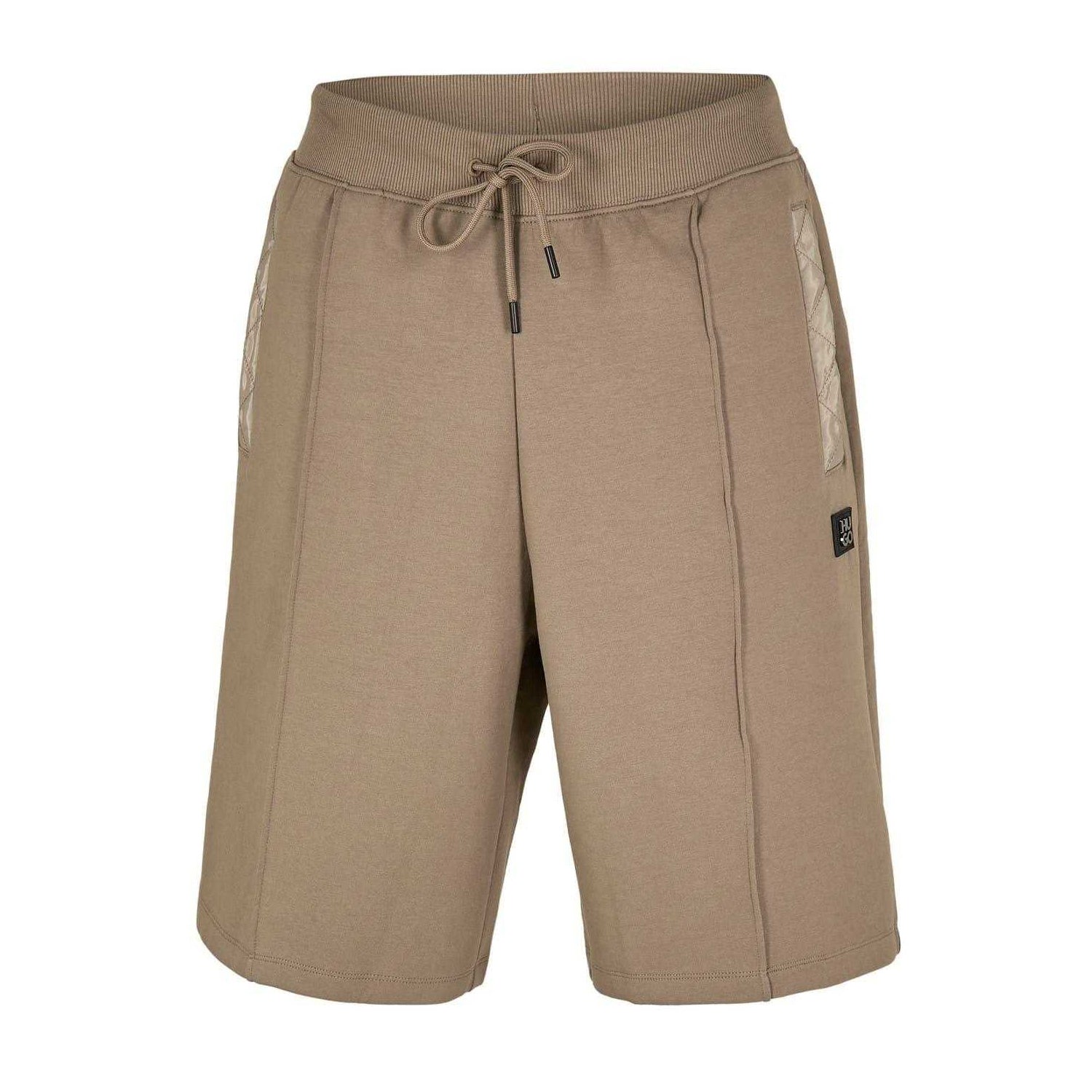 Medium Brown - Front - Hugo Mens Cotton Blend Shorts