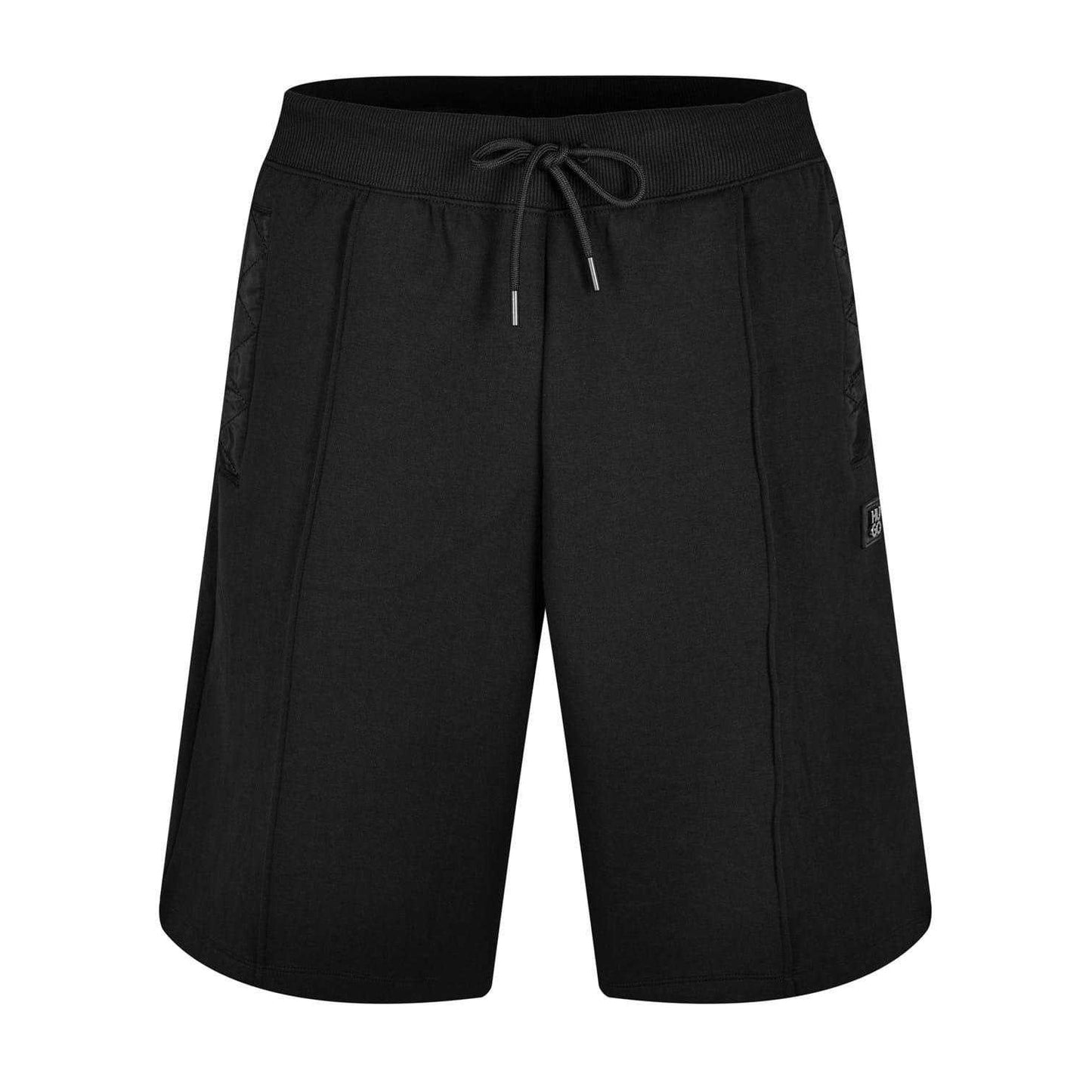 Black - Front - Hugo Mens Cotton Blend Shorts