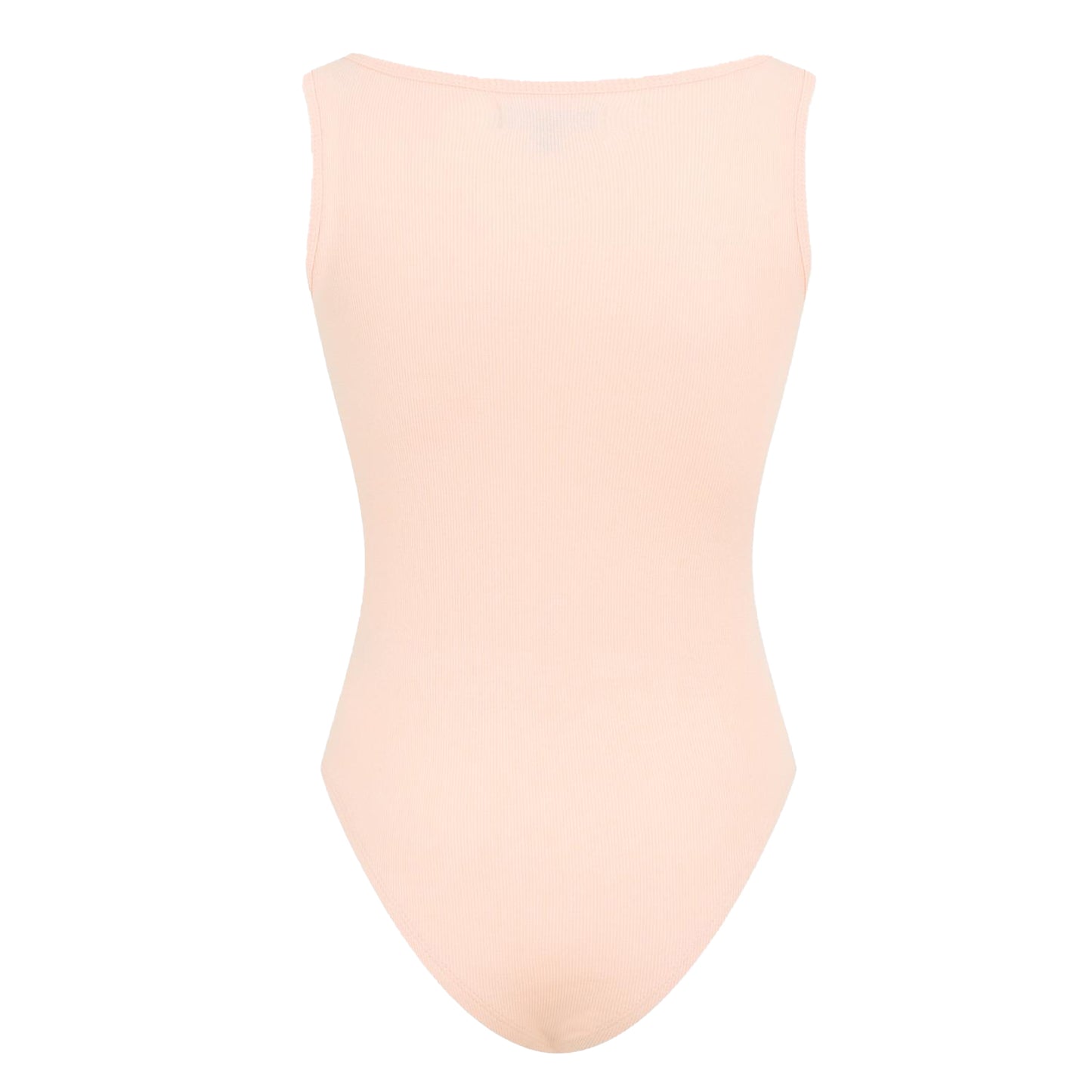 Peach Blush - Back - Brave Soul Womens-Ladies Style Notch Neck Sleeveless Bodysuit