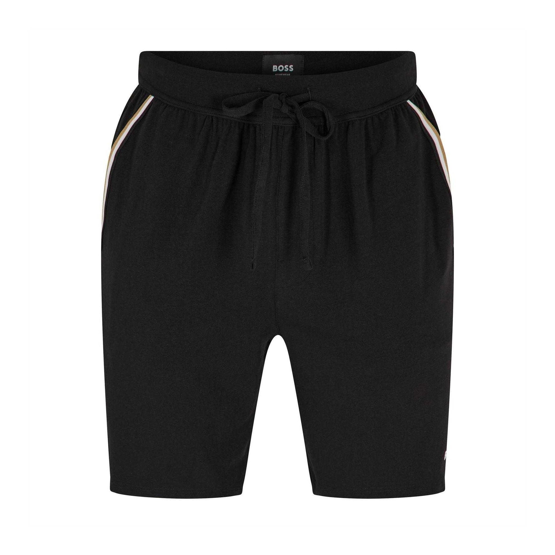 Black - Front - Boss Mens Unique Shorts