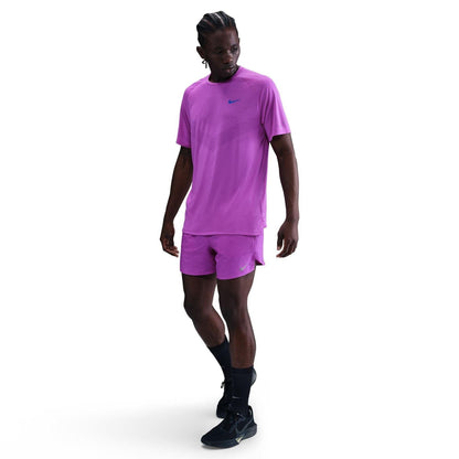 Vivid Viola Purple - Side - Nike Mens Running Shorts