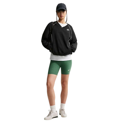 Fir-Sail - Side - Nike Womens-Ladies Classic Fitted Cycling Shorts