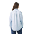 Blue - Back - Lacoste Mens Oxford Regular Long-Sleeved Shirt