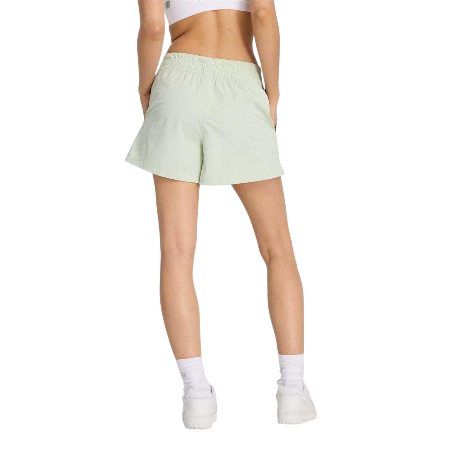 Mint - Back - New Balance Womens-Ladies Relaxed Fit Shorts